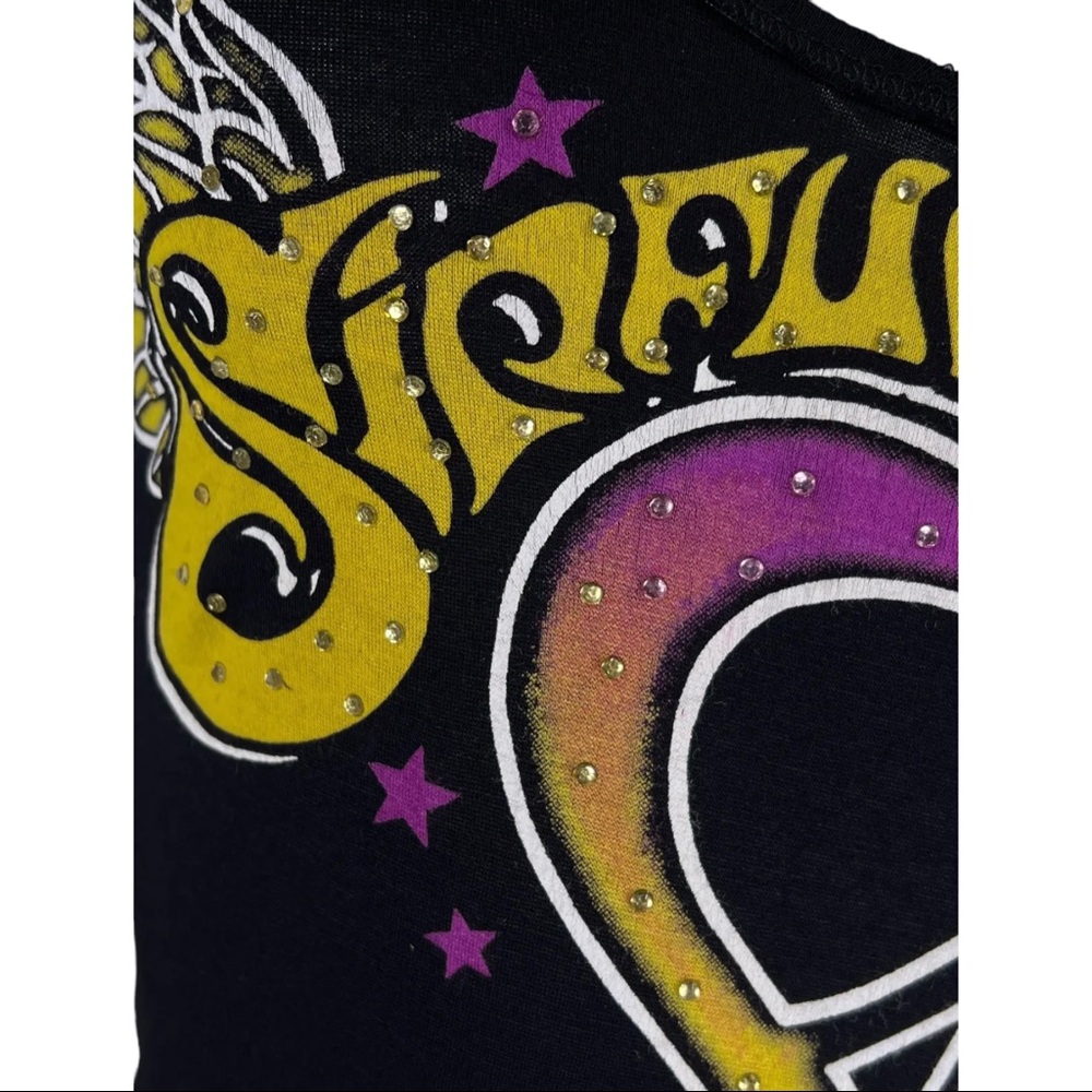 Sinful By Affliction Women's T-shirt Vertigo Biker Tattoo - Picture 6 of 11